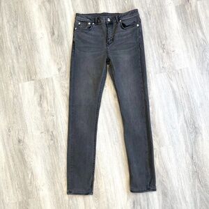 BLK Denim Women's Faded Skinny Black Jeans